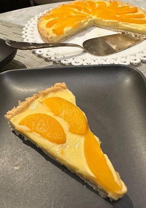 A picture of Peach Tart.
