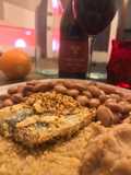 Aringhe mandorlate fagioli piccanti