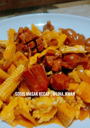 Foto resep Sosis Masak Kecap