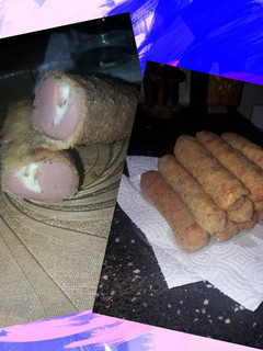 Una foto de Salchichas rebozadas 🤤 OPCIÓN 1