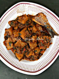 A picture of Asaro/ Yam Porridge.