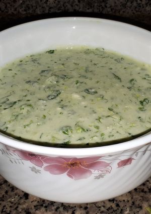 صورة لوصفة طريقة عمل اللبن وخس بدل اللبن وخيار😋