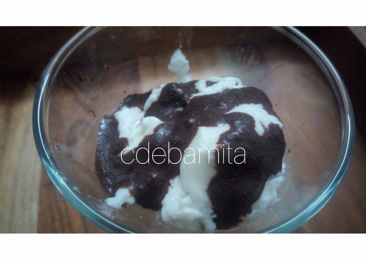 Recipe of Favorite Chocolate sauce recipe (without refined sugar)