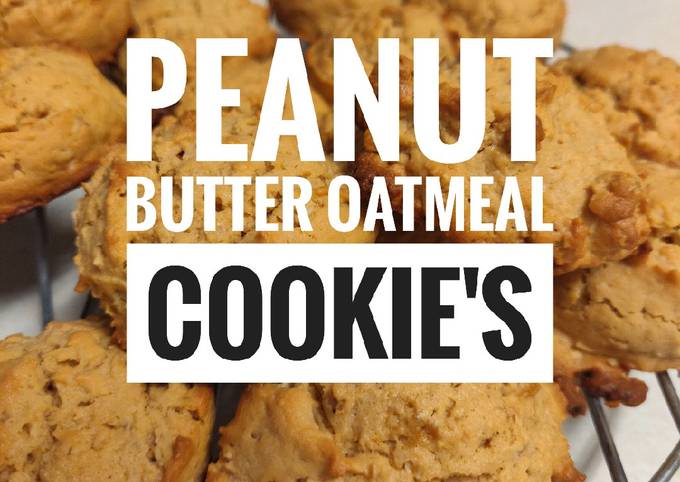 Recipe of Ultimate Peanut Butter Oatmeal Cookies🍪