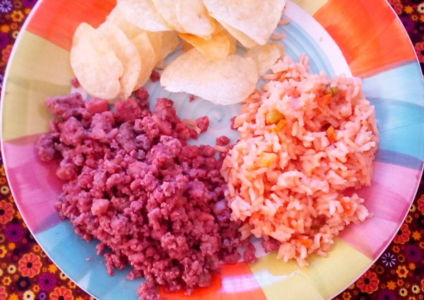 Picadillo con Chuleta de Cerdo (La Danza Huehue)