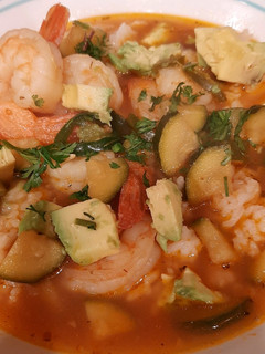 A picture of Spicy Shrimp Soup.