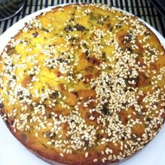 Yummy Hadvo😋😋 (using Rice) A picture of Yummy Hadvo😋😋 (using Rice).