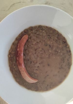 Lencsefőzelék recept fotója