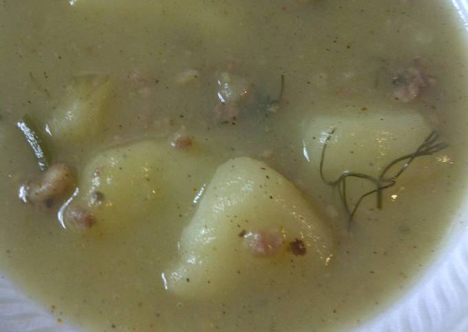Simple Way to Prepare Award-winning Heather&#39;s Potato Fennel Soup