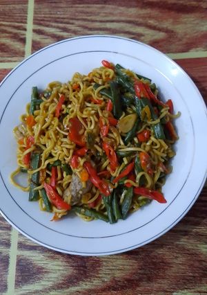 Foto resep Michang (mie kacang panjhang)