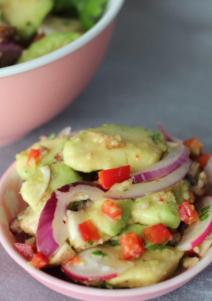 Una foto de Ceviche Vegetal Fresco, Ligero y Fácil