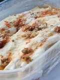Canelones de verdura y carne molida