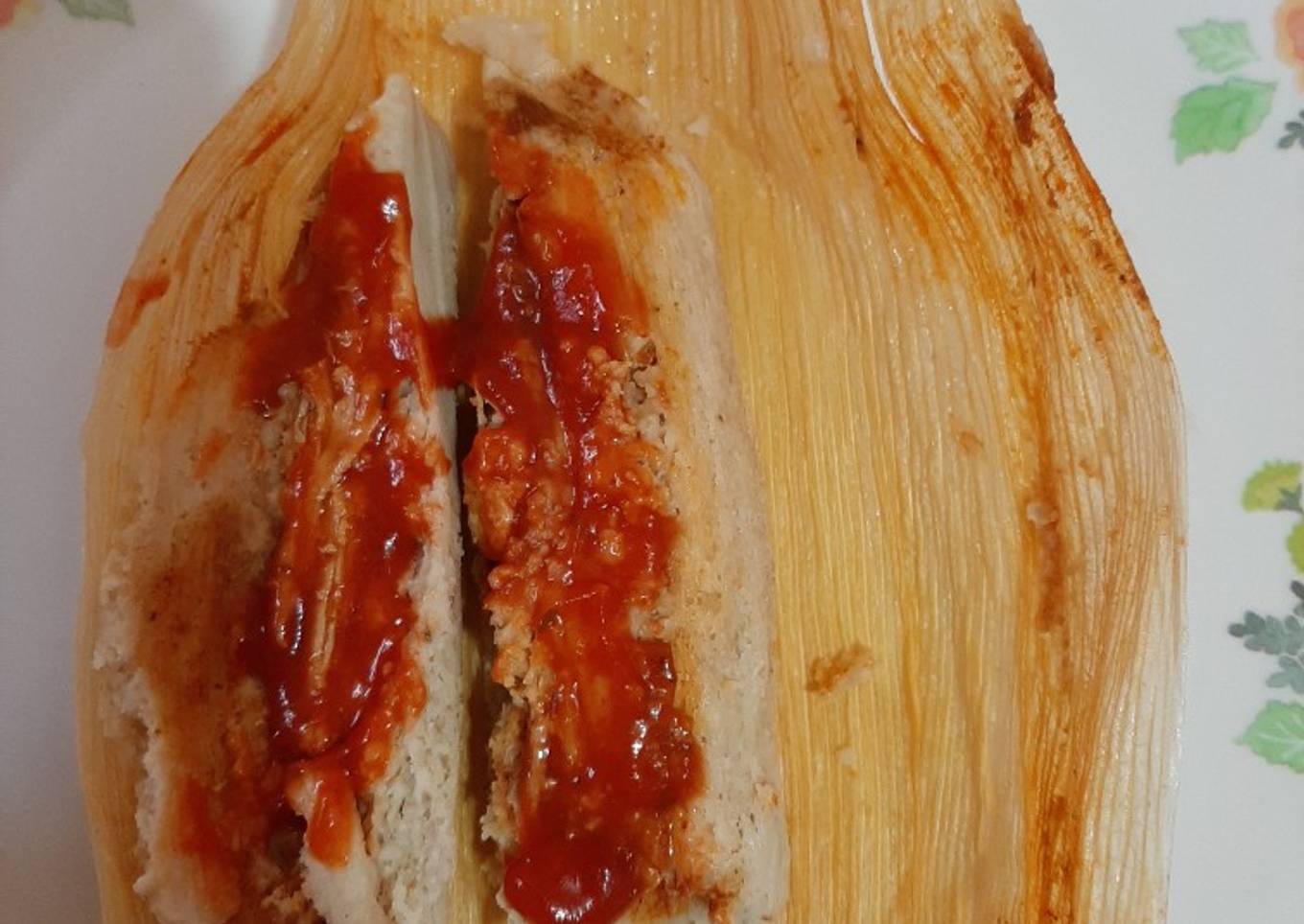 Tamales rojos de maseca