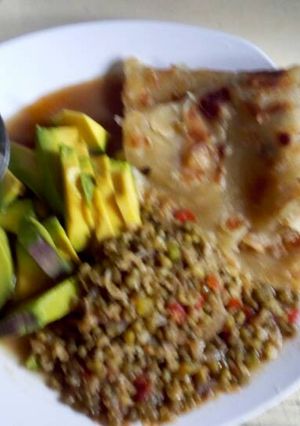 A picture of Green grams stew.