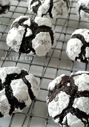Foto resep Brownie Crinkle Cookies