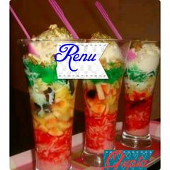 A picture of ## Mango Faluda ice cream.