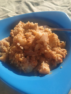 Una foto de Coliflor estilo hindú con quinoa