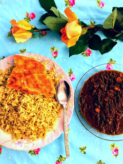 عکسی از دستور قلیه ماهی با رب انار