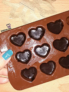 عکسی از دستور شکلات دستساز خاتون پز 🍫🙈