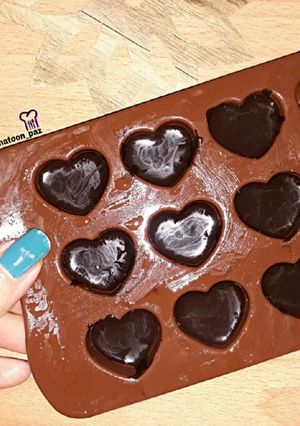 عکسی از دستور شکلات دستساز خاتون پز 🍫🙈