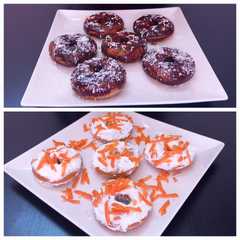 Una foto de Donuts de zanahoria 🥕 fáciles y saludables