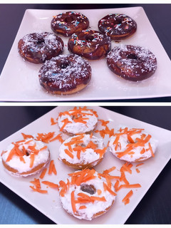 Foto principal de Donuts de zanahoria 🥕 fáciles y saludables