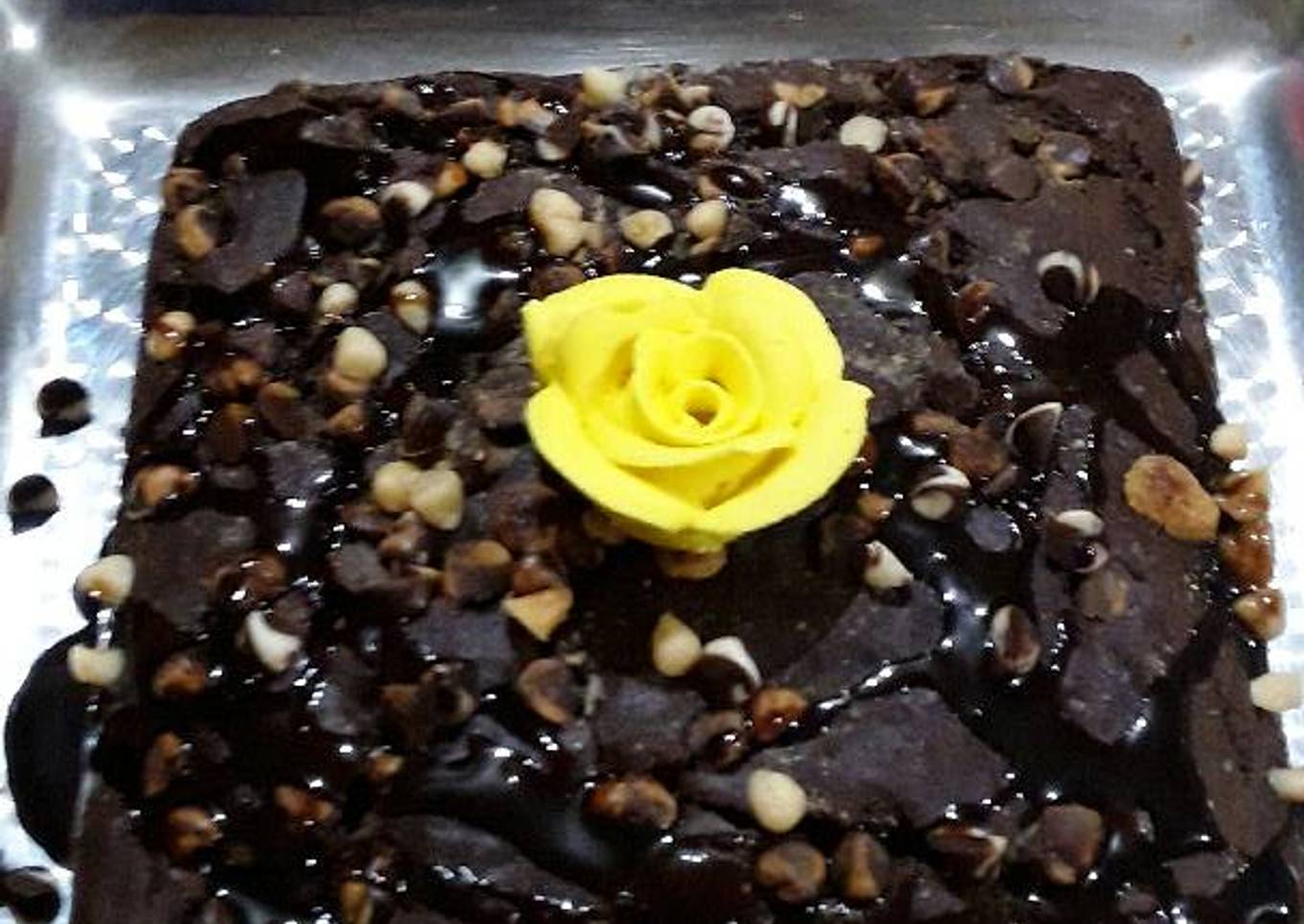 Wheat and Ragi Chocolate Cake