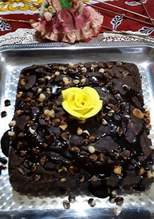 A picture of Wheat and Ragi Chocolate Cake.