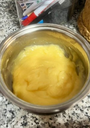 Una foto de Crema pastelera clásica