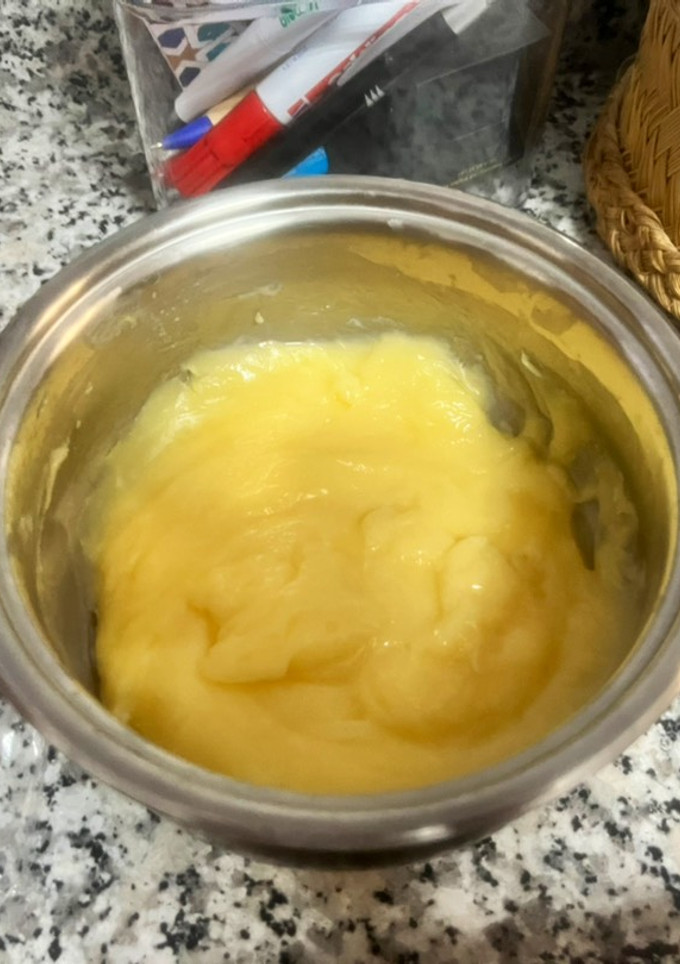 Una foto de Crema pastelera clásica