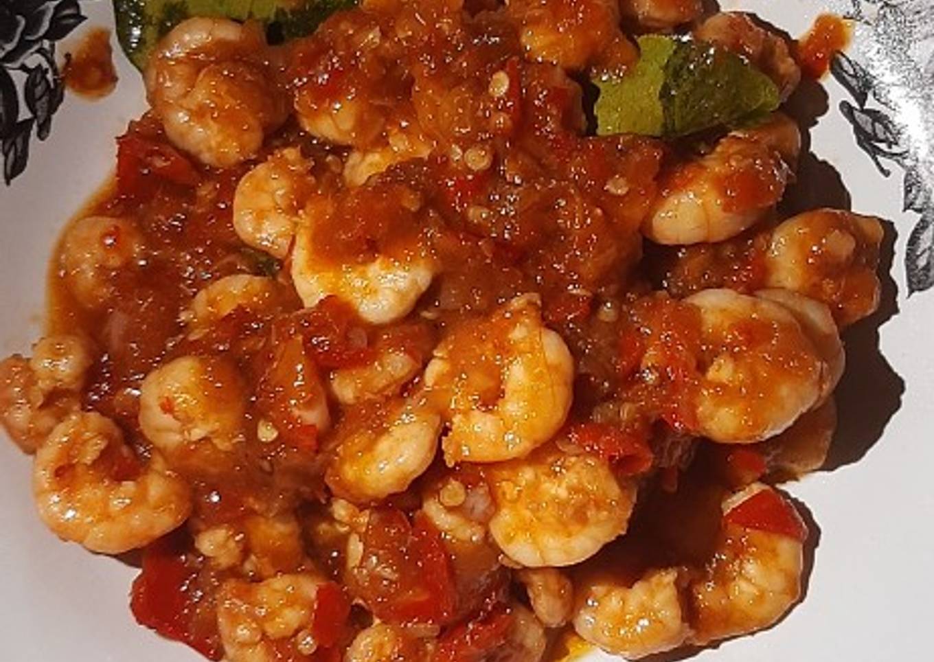 Udang asam manis pedas