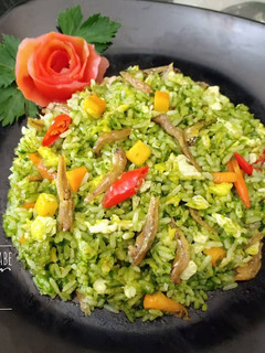 Foto resep Nasi Goreng Cabe ijo (Ikan Teri)