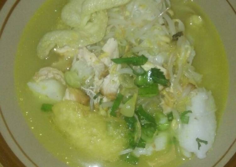Langkah Mudah untuk Menyiapkan Soto sauto ayam ala ibuy inan maknyuss yang Bikin Ngiler