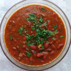 A picture of Rajma in Gravy.