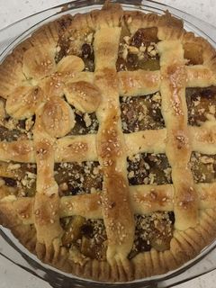 عکسی از دستور تارت سيب و دارچين با گردو