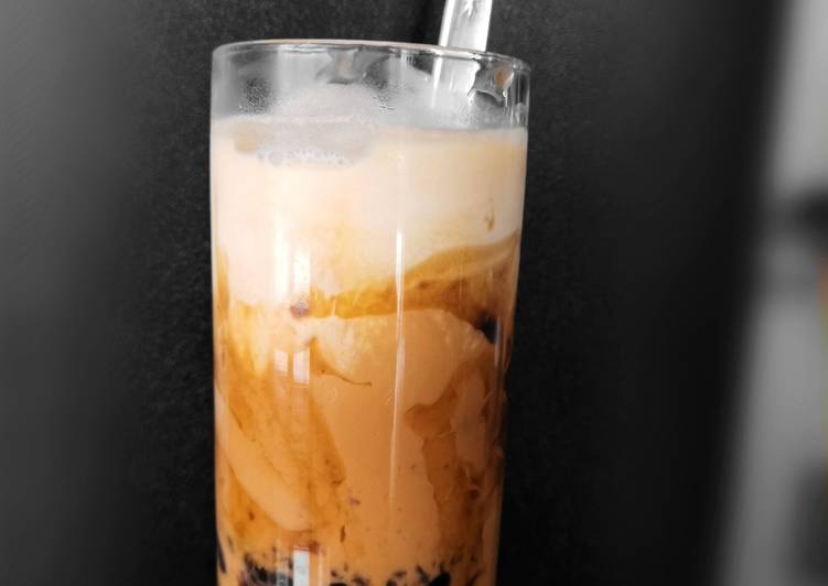Bagaimana Membuat Homemade Pearl Thai Milk Tea, Bisa Manjain Lidah