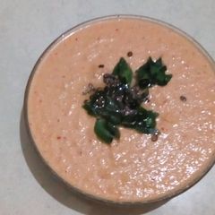 A picture of Red chilli coconut chutney.
