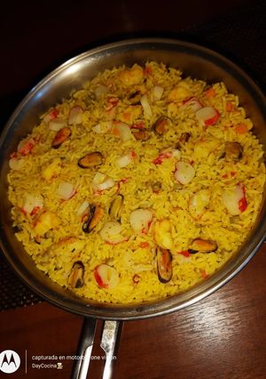Una foto de Arroz Con Mariscos