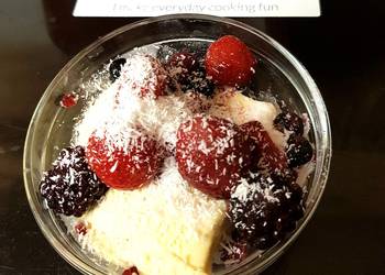 Unique Recipe My Dairy Icecream Berry Fruit and coconut  Very Delicious Unique Recipe My Dairy Icecream Berry Fruit and coconut  Very Delicious