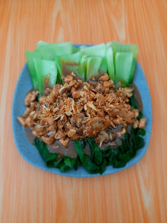 Foto resep Pakcoy dada ayam jamur kancing saus tiram