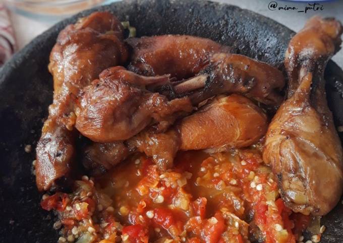 Ayam Goreng bumbu Bacem