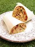 Tuna wrap tortilla sandwich