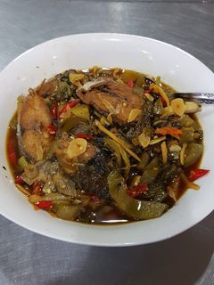 Foto resep Sayur Asin Ikan Tenggiri tanpa MSG