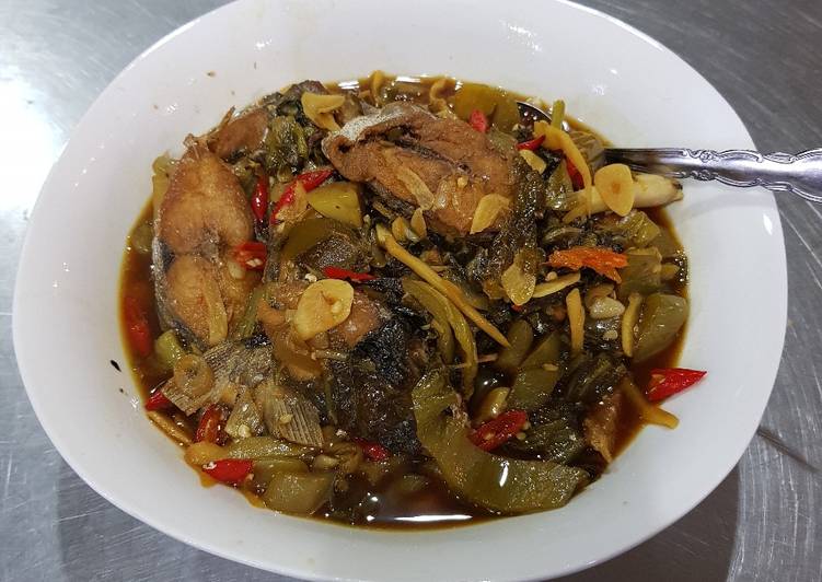 Resep Sayur Asin Ikan Tenggiri tanpa MSG yang Enak