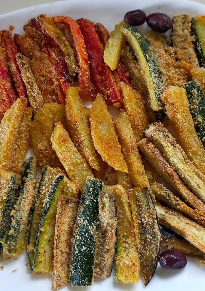 Una foto de Verduras al horno