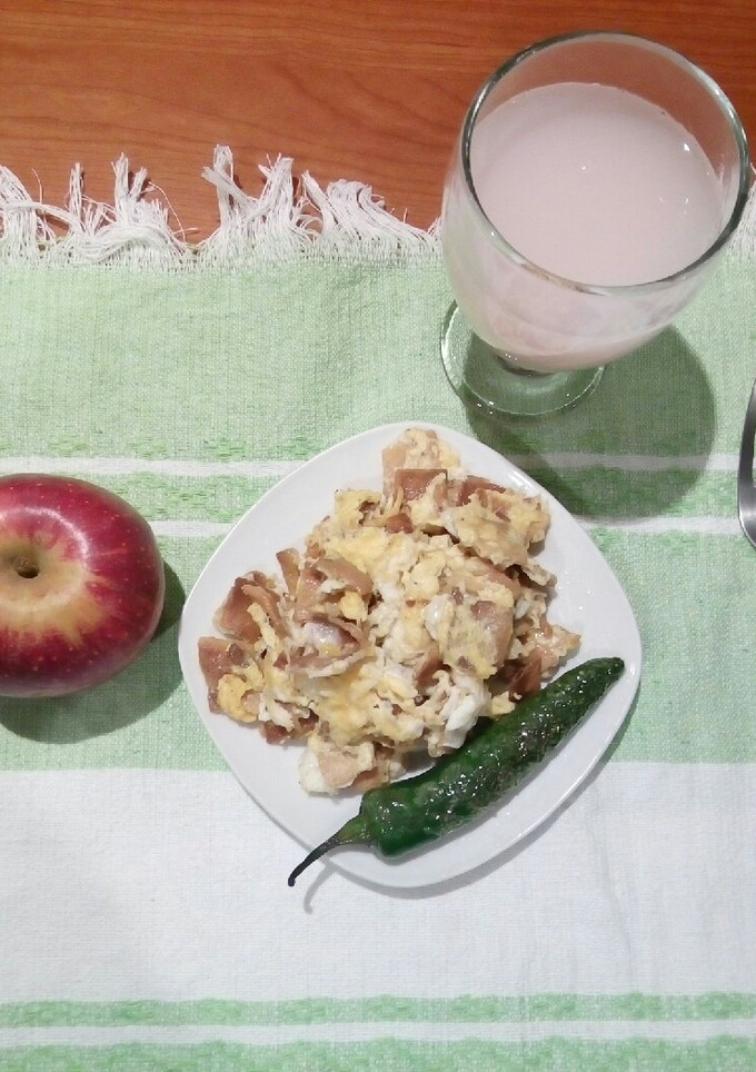 Una foto de Migas de huevo