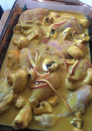 Una foto de Pollo en salsa de mostaza