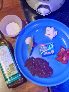 Foto resep Mpasi 6m+ "Bubur Tomat Hati Sapi"