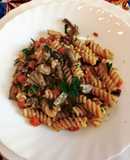 Pasta e carciofi freschi