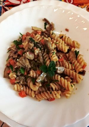 Foto di Pasta e carciofi freschi